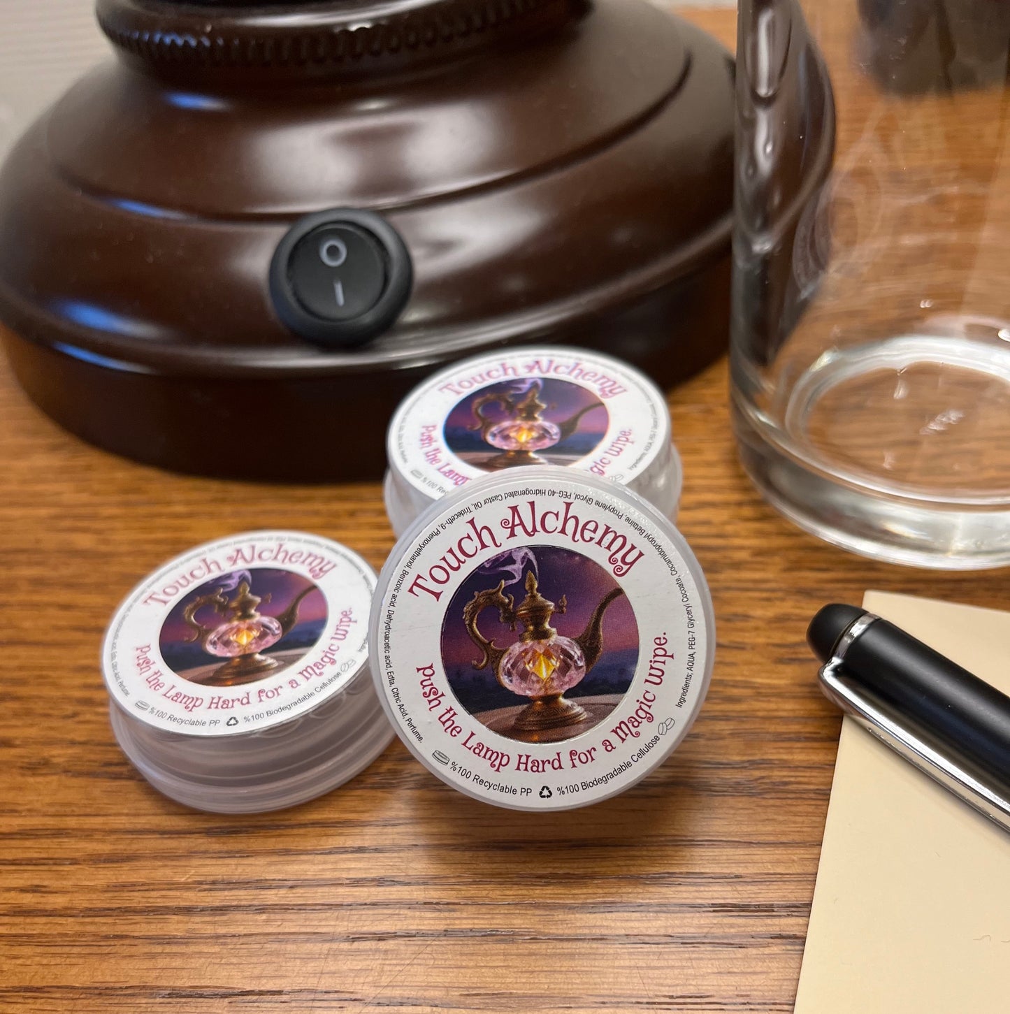 1000 Magic Wipes with the Touch Alchemy Logo
