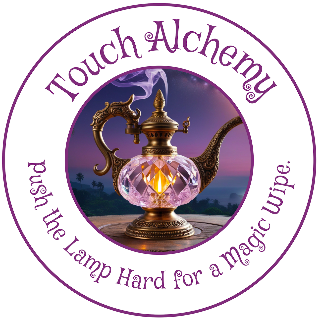 1000 Magic Wipes with the Touch Alchemy Logo